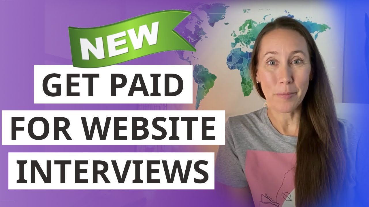 Get Paid for Website Interviews (Brand NEW!)