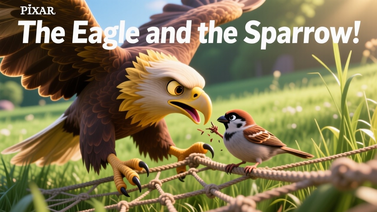 The Eagle and the Sparrow | Story for kids | Fairy Tales