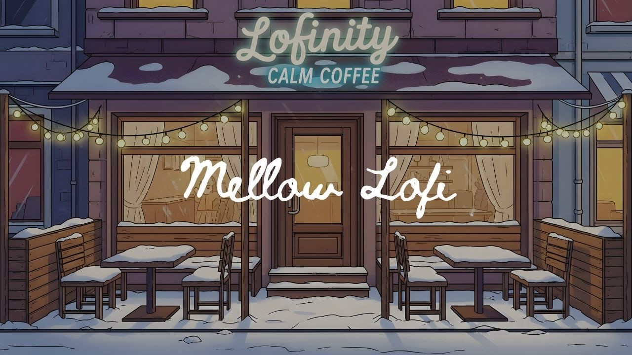 Gentle Night Lofi Music ❄️ Study, Work, Focus & Sleep Ambience