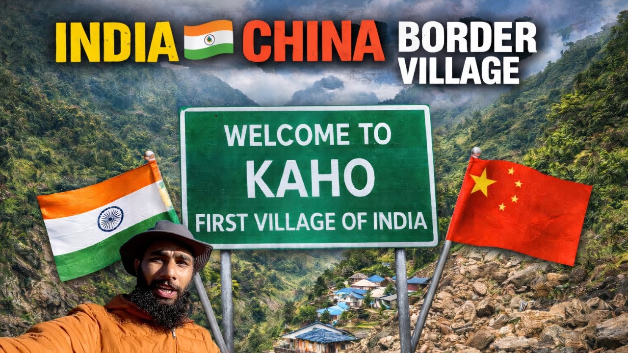 India’s First Village - Kaho village Arunachal Pradesh | China Border Village | Solo Bike Ride