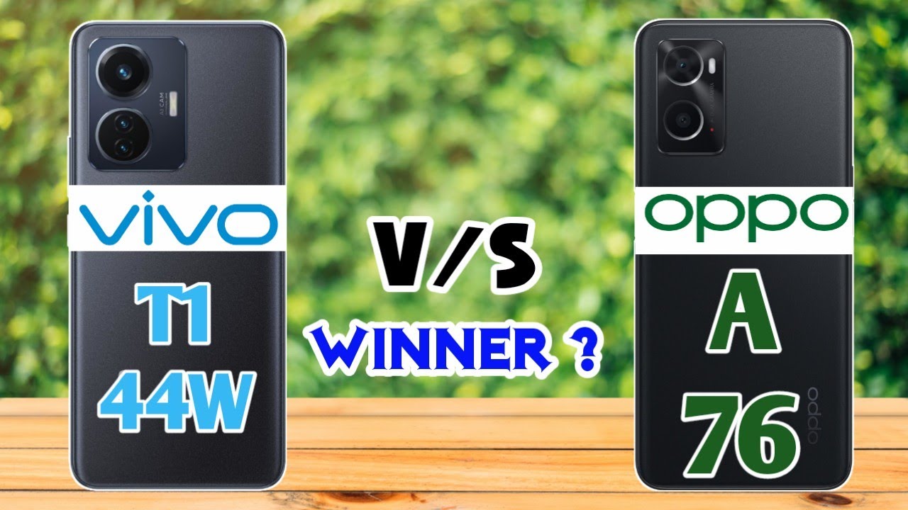 Vivo T1 44W vs OPPO A76 | Comparison 🔥