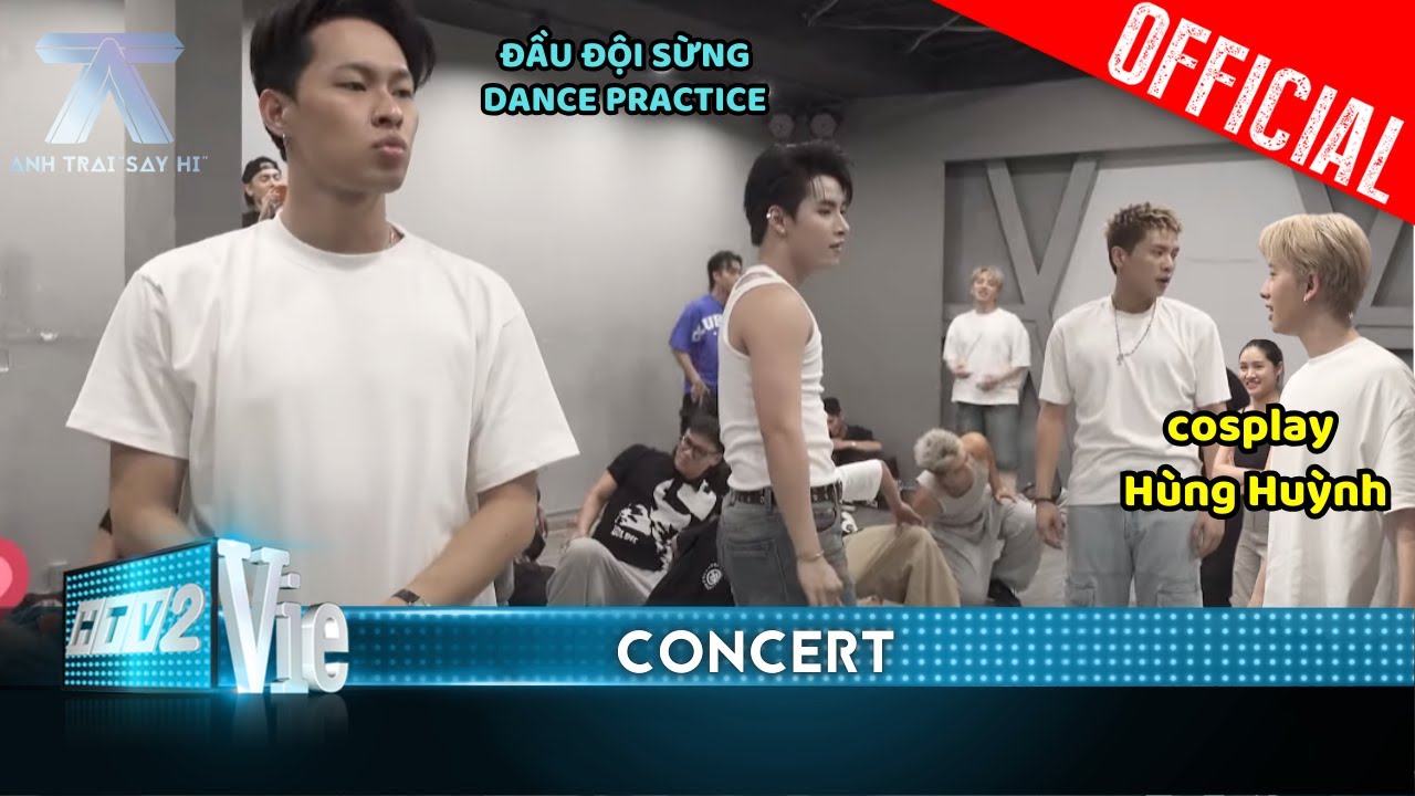 [BTS] Team Đầu Đội Sừng hội ngộ tập vũ đạo, Nicky cosplay y chang Hùng Huỳnh | Anh Trai Say Hi
