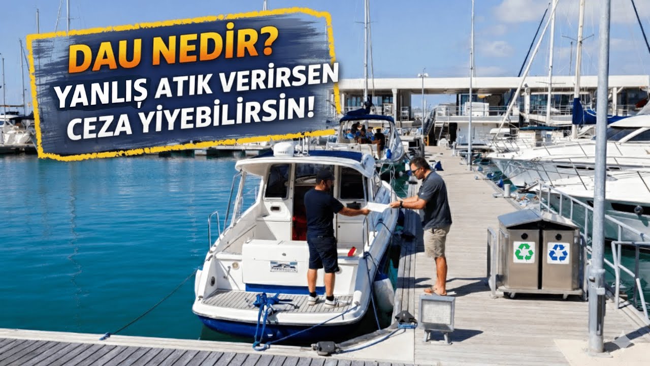 DAU Nedir? Tekne Atıklarını Nasıl Vereceğinizi Biliyor musunuz?