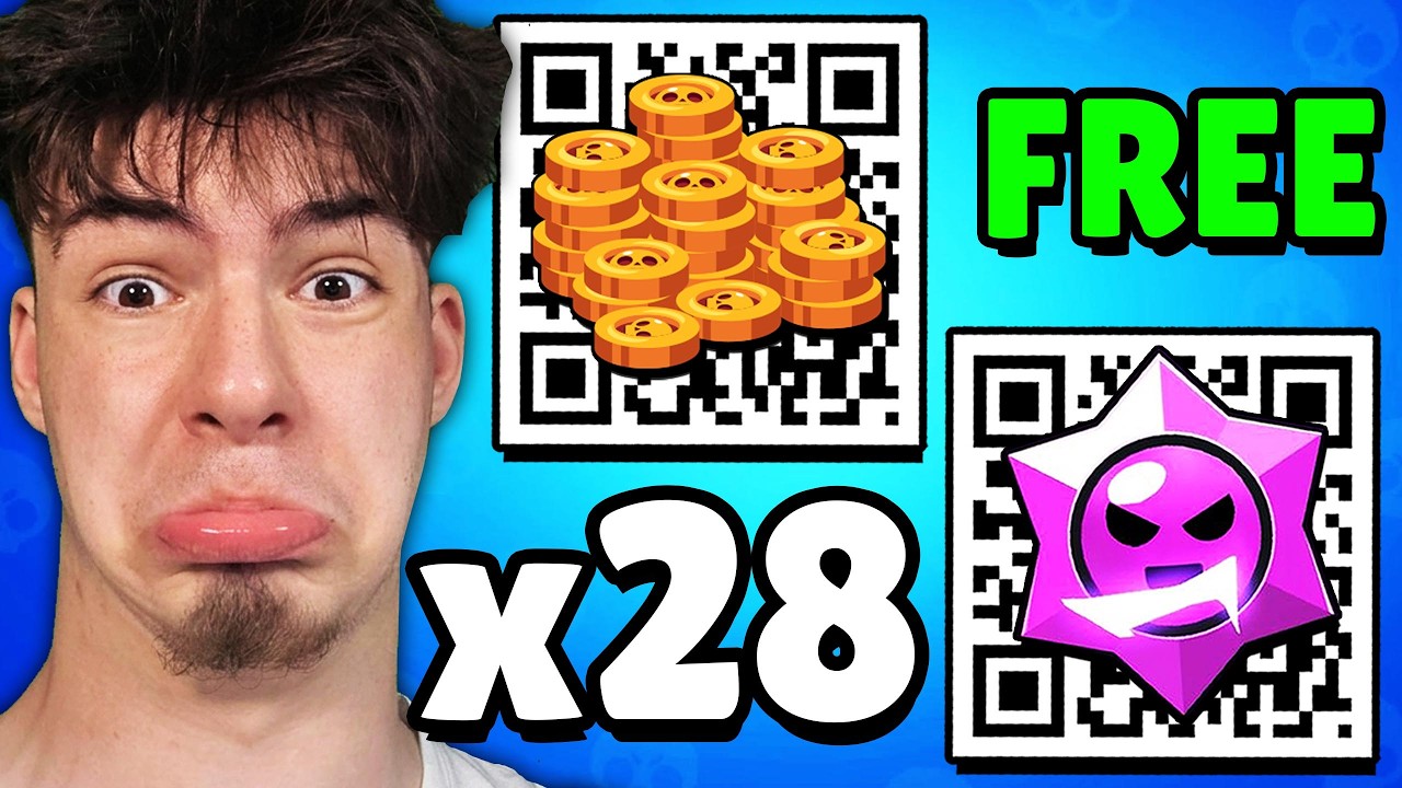ALL 28 WORKING QR CODES IN BRAWL STARS (JUNE)
