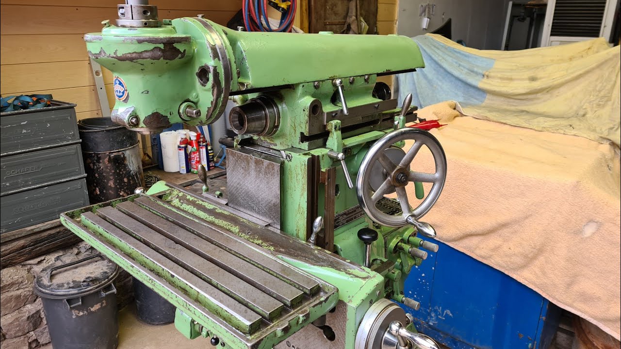 [ Vorstellung ] Thiel Duplex 58 Universal Fräsmaschine im absolutem Top Zustand Stoßkopf/Teilapparat