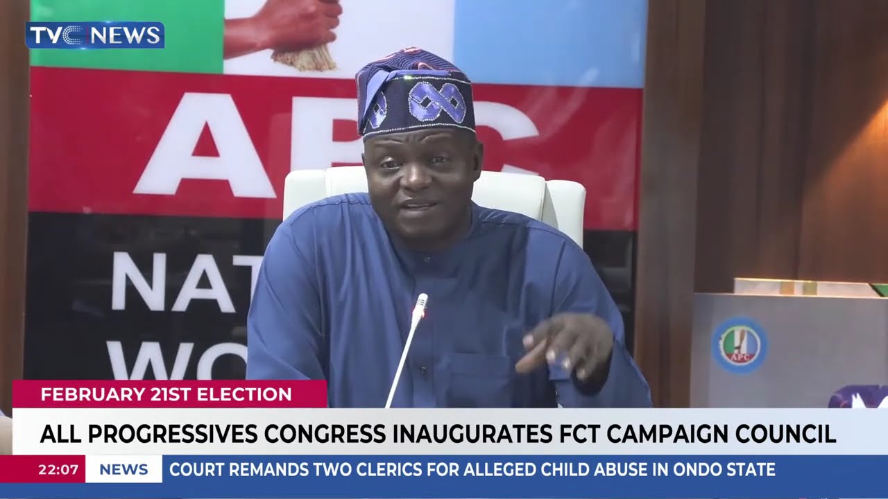 APC Inaugurates FCT Campaign Council Ahead February 21st Election