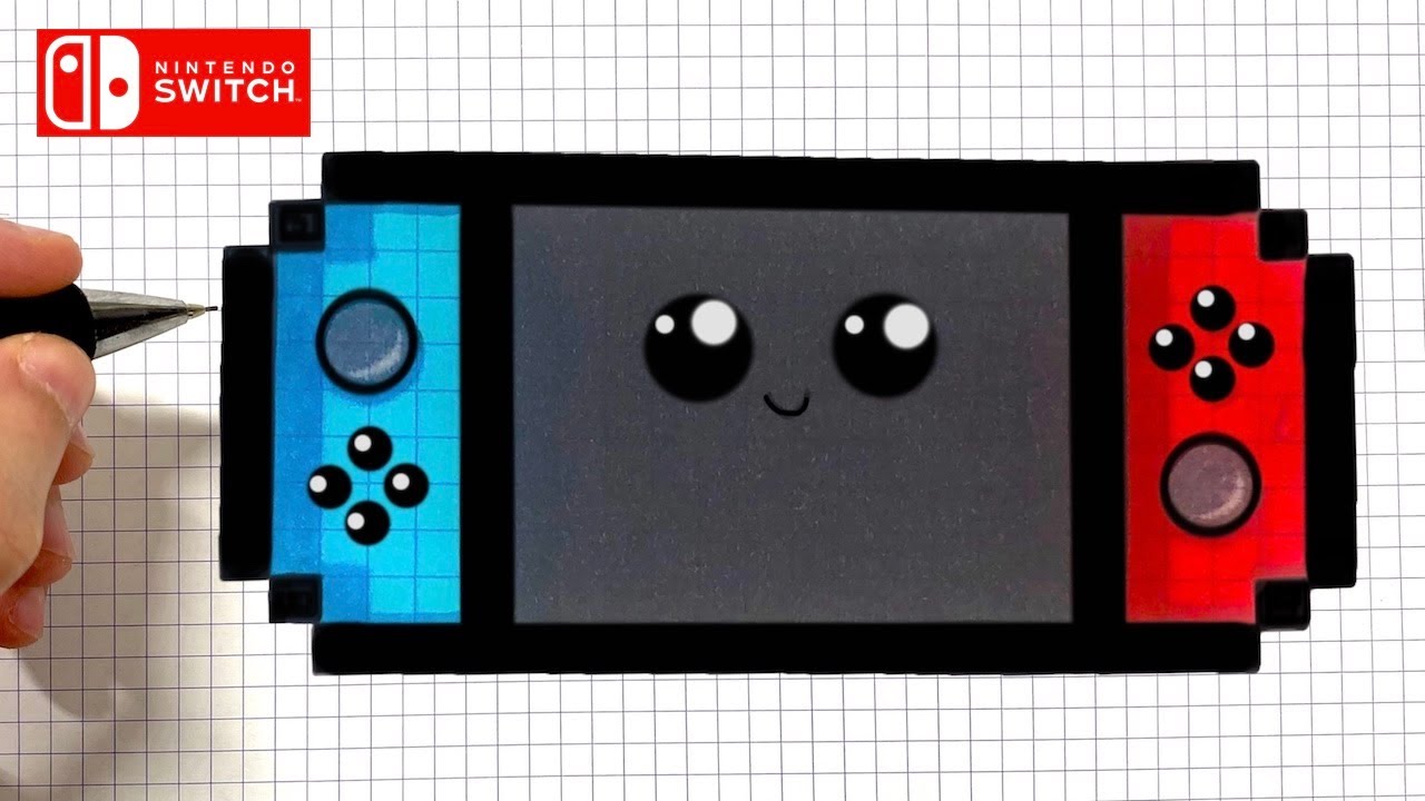 TUTO DESSIN SWITCH ! PIXEL ART NINTENDO