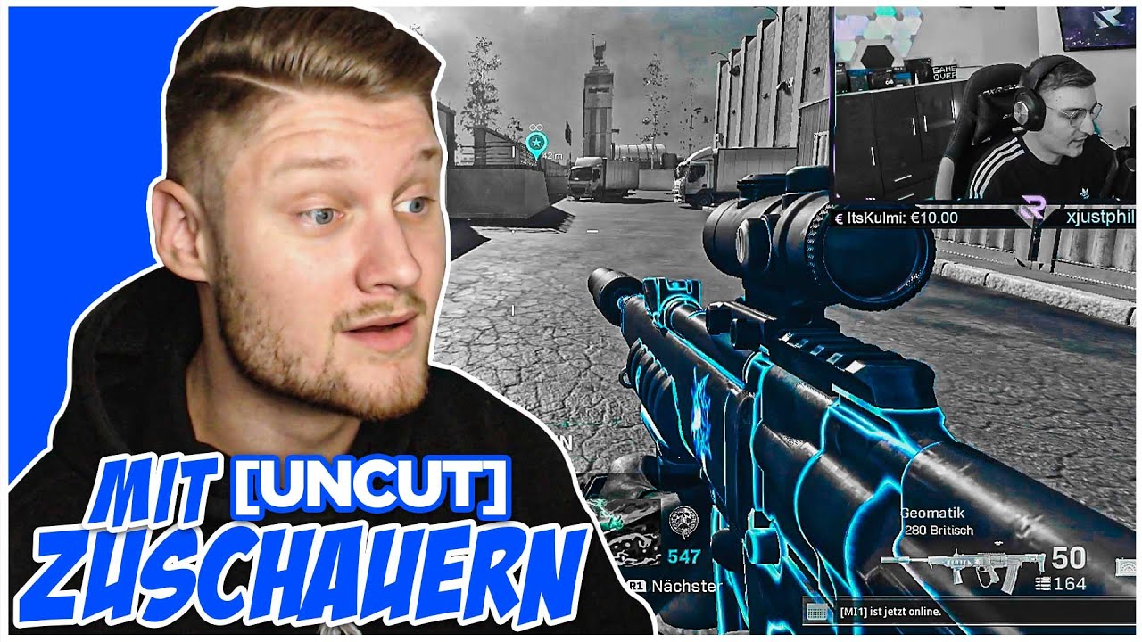 Meine Zuschauer sind ULTRA GEEKS in Warzone | [UNCUT] Runde feat. Special Kommentator