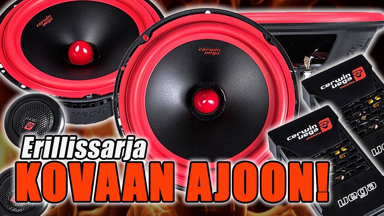 KOKEILUSSA | Cerwin Vega V465C 2-tie 6,5” erillissarja!