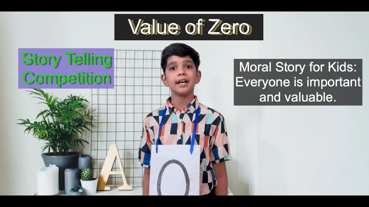 Value of zero | Story Telling Competition | Moral Story | English Story for Kids | Story for Kids