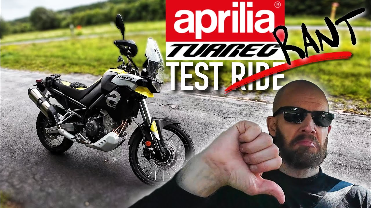 APRILIA dealership DISASTER! Tuareg 660 Test ride goes South FAST