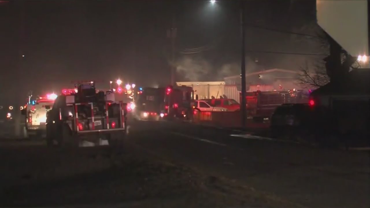 Auto body shop fire in Correctionville