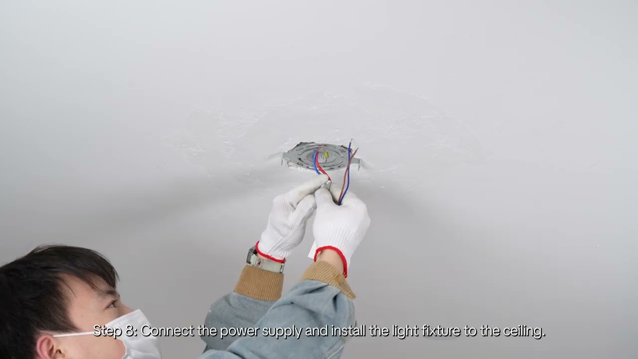 Paper Crane Bird LED Chandelier – Installation Video