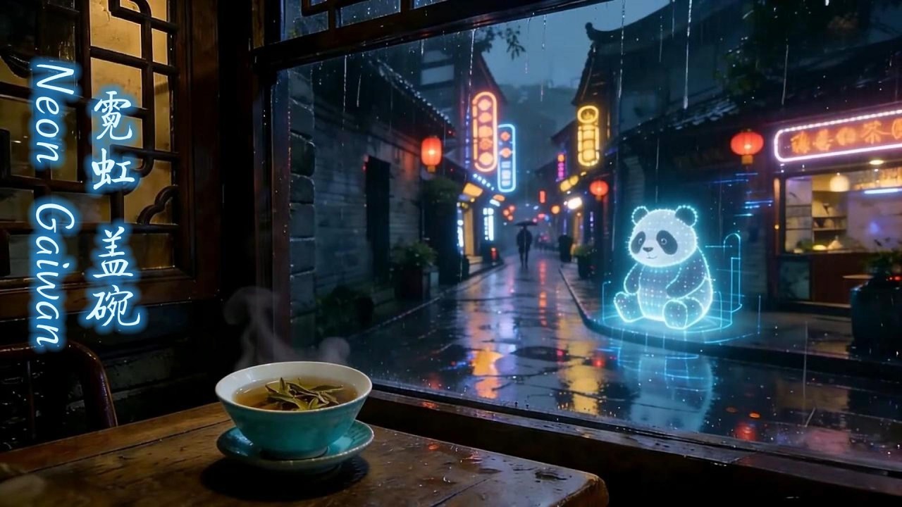Neon Gaiwan (霓虹盖碗)