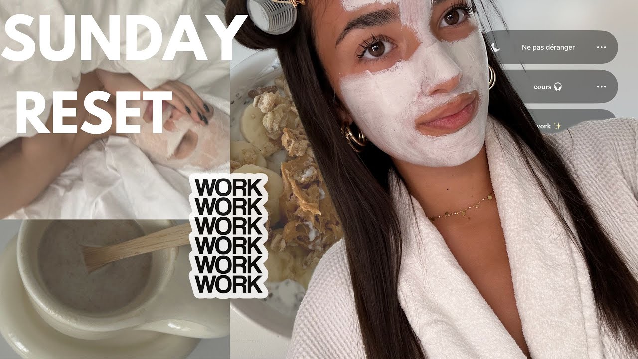 SUNDAY RESET ☁️✨ / self care / skin care…
