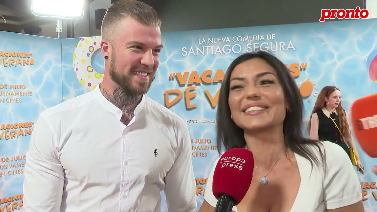 Mari Cielo Pajares reaparece con su novio y sus hijastros, de 6, 8 y 11 años