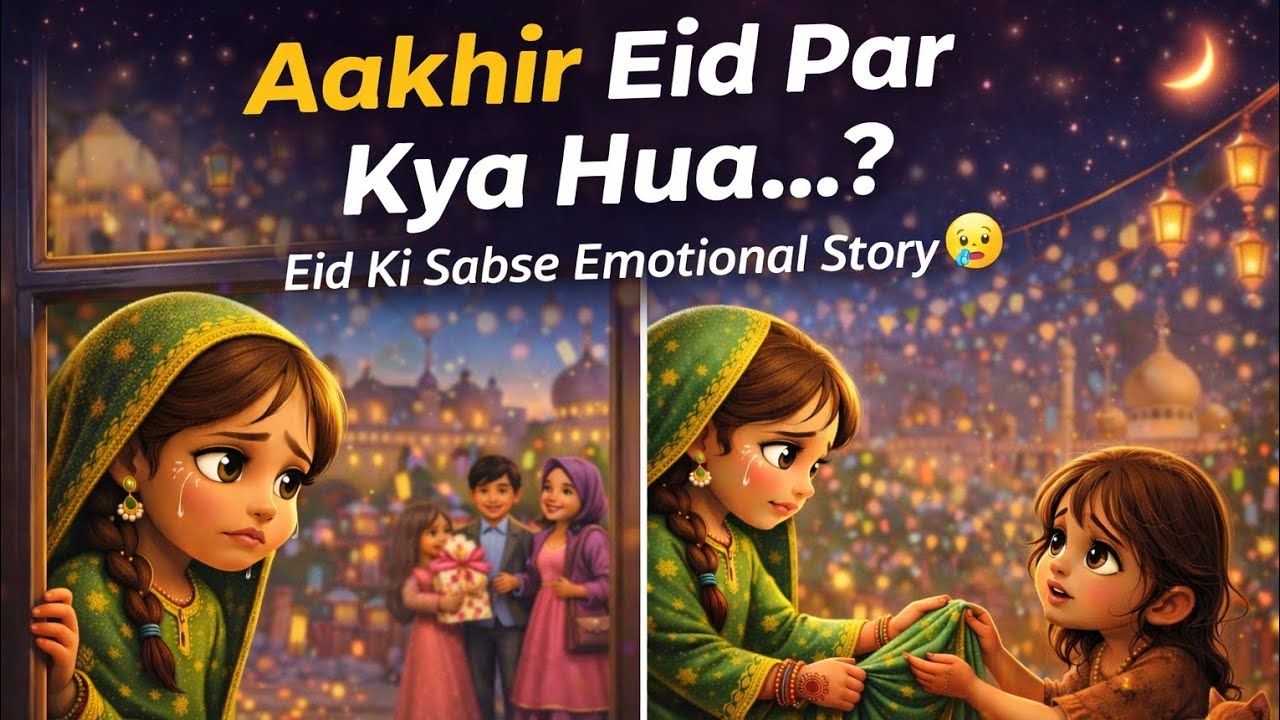 Eid Ki Kahani | Ayesha Ki Emotional Eid Story | Islamic Story”🥹