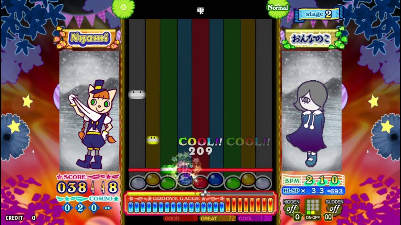 [pop'n music éclale] 雫 (LAMENTO) (N)