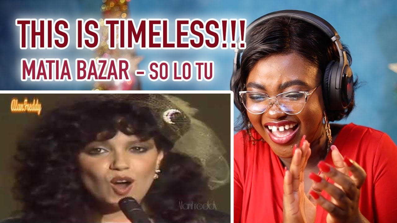 FIRST TIME REACTION TO MATIA BAZAR - SO LO TU
