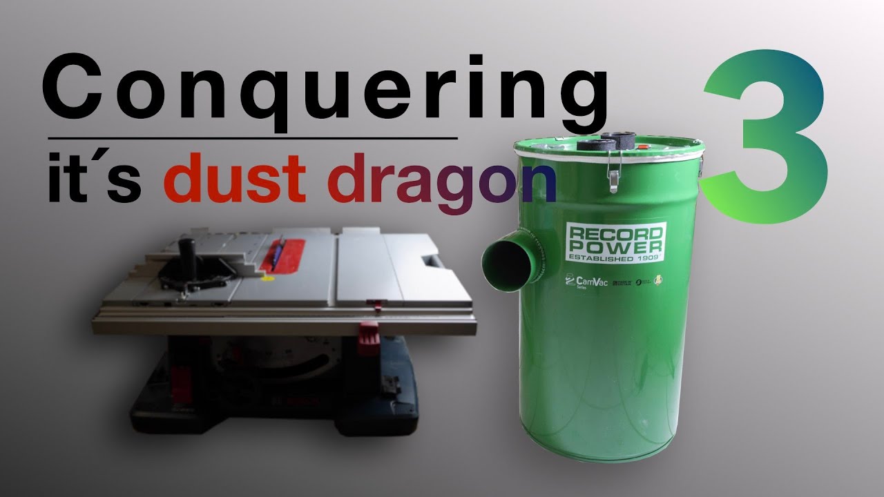 Dustproofing the Bosch GTS 10 XC Part 3 (the Finish)