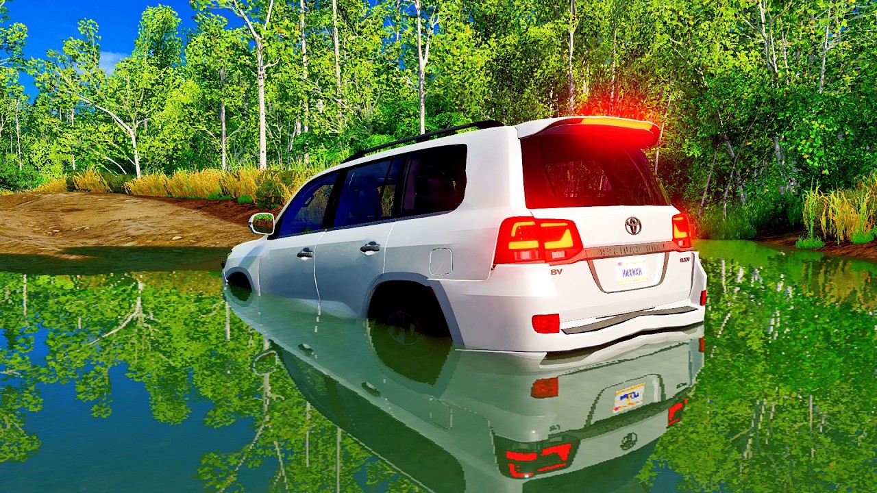 WE BROKE Toyota Land Cruiser! BeamNG Drive
