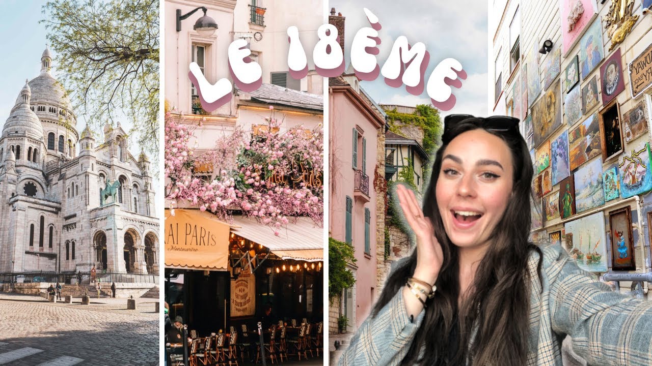 ON VISITE MONTMARTRE 🌸🤍 18ème, Sacré Coeur, les Abbesses ...