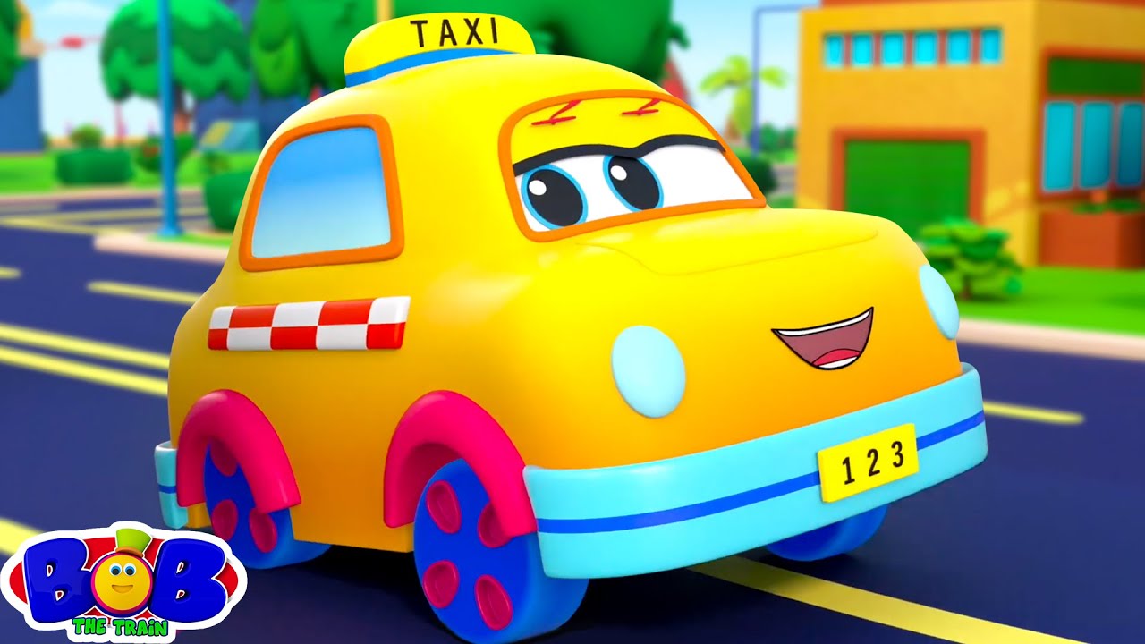 Wheels On The Taxi + More Vehicle Nursery Rhymes for Kids