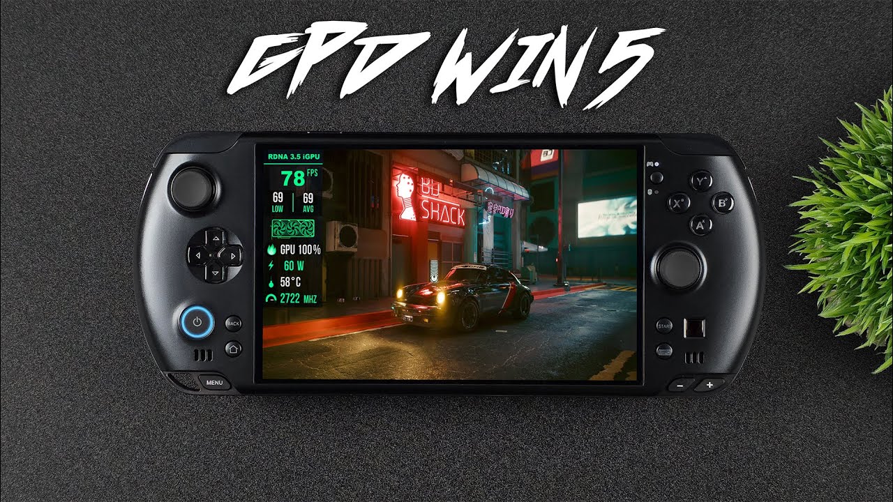 Самая мощная портативная консоль уже здесь! Первый взгляд на GPD Win 5