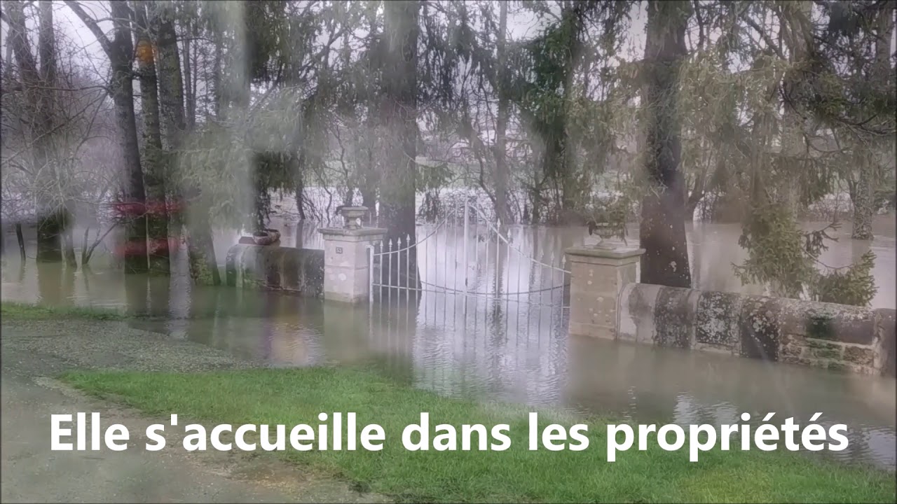 La Seille sort de son lit à Bletterans