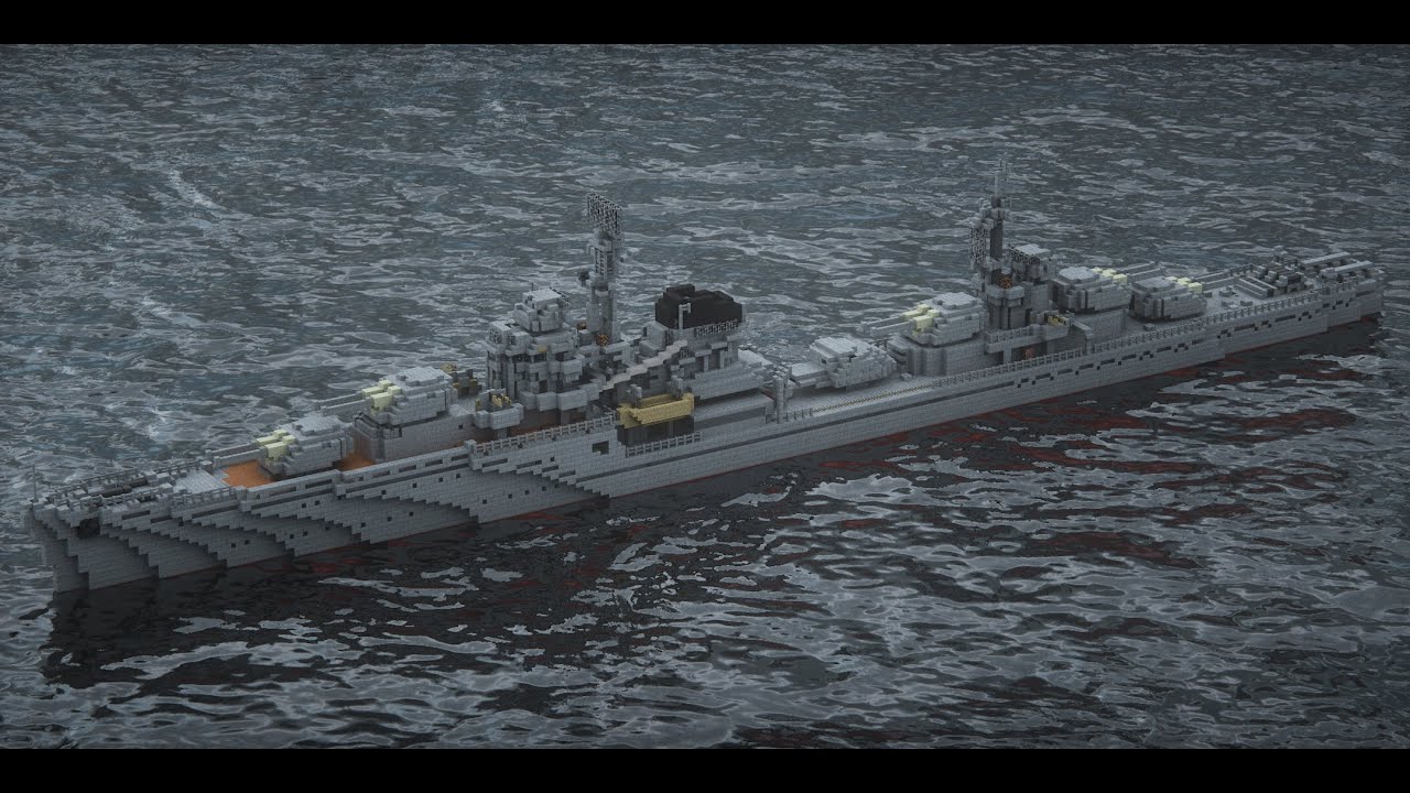 駆逐艦ができるまで！マイクラで見る駆逐艦建造