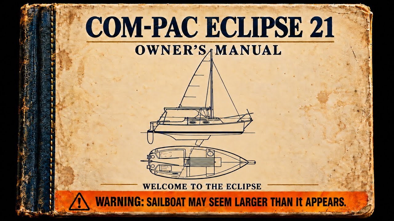 COM-PAC 21 ECLIPSE — ЛУЧШАЯ ПАРУСНАЯ ЛОДКА ДЛЯ ОДИНОЧНОГО ПЛАВАНИЯ! МАЛЕНЬКАЯ КАРМАННАЯ КРУИЗНАЯ ...