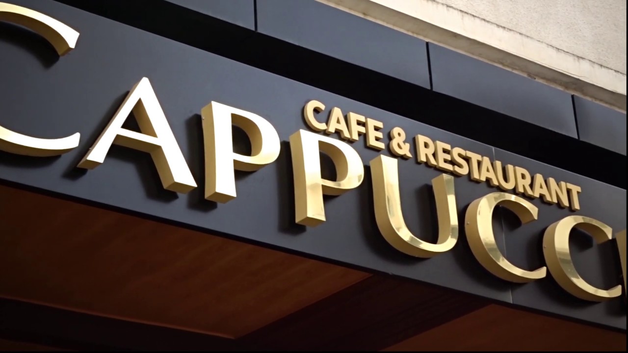 Réalisation comptoir Café & Restaurant -CAPPUCCINO- à kénitra en matière solide surface partie 1 .
