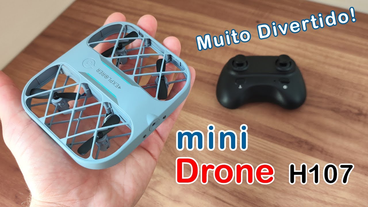 Mini drone JJRC h107 com câmera, para voar dentro de casa !!!