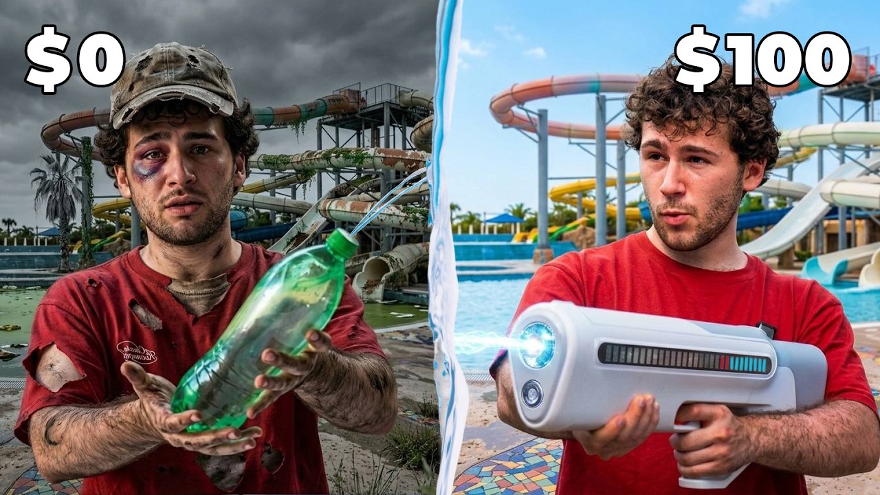 $0 VS $100 WATER GUN