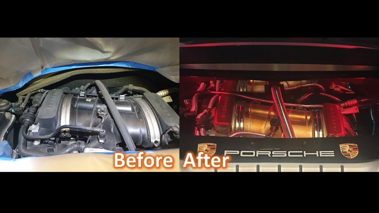 PORSCHE 981 MID-ENGINE MAKE-OVER WITH CLEAR COVER