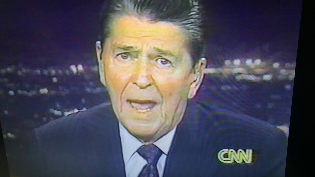 Ken Scalir appears on Larry King with Ronald Reagan, January 1990