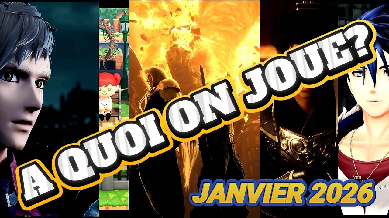 A QUOI ON JOUE JANVIER 2026 - une reprise du jeux vidéo tranquille
