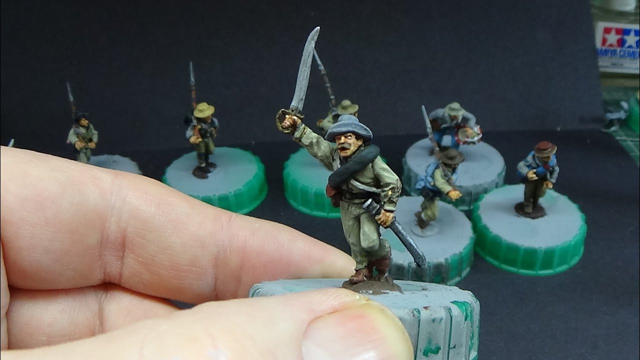 Perry Miniatures 28mm Painted Confederate Infantry