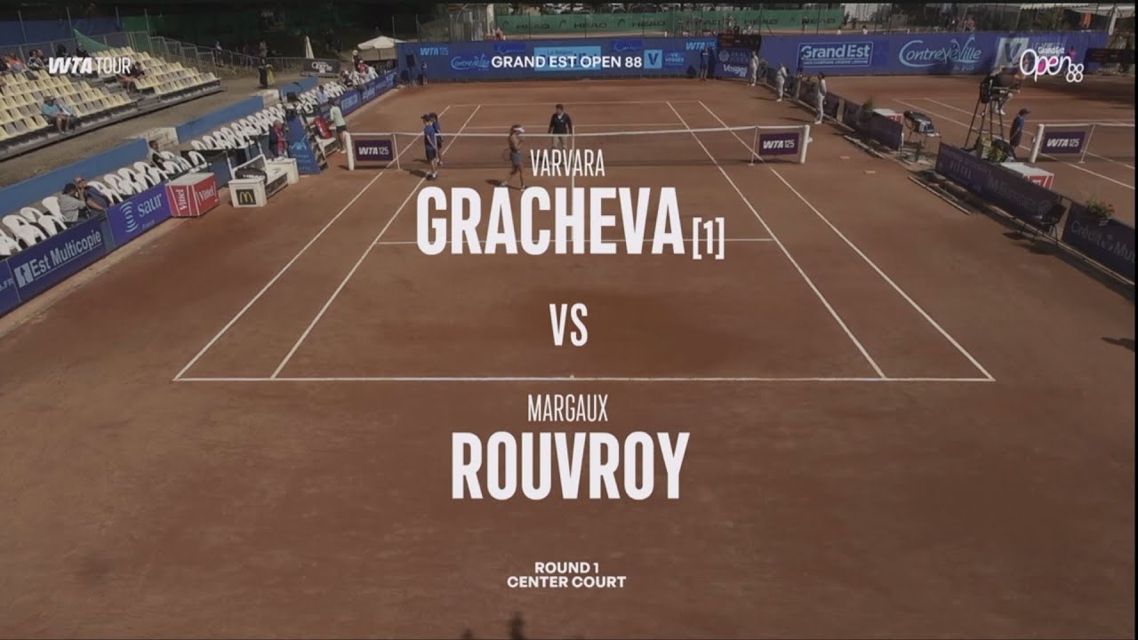 Varvara Gracheva (FRA) vs Margaux Rouvroy (FRA)  -  Game, Set and Match Point
