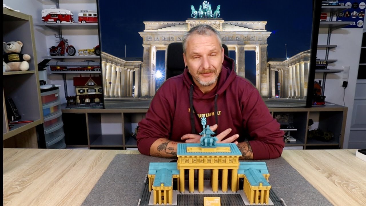 frühklassizistisches Triumphtor aus Berlin. Wange 6211 Brandenburger Tor.