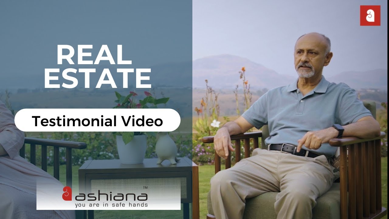 Client testimonial video production for real estate client Pune Ashiyana Homes.