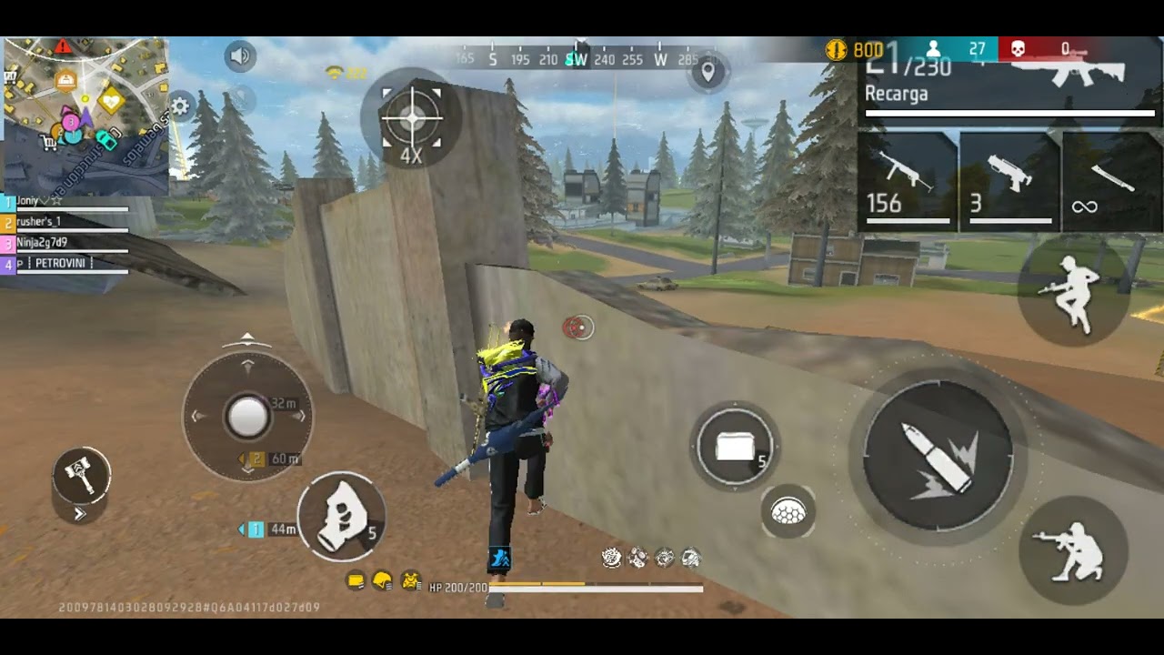 Jugando de michero con escuadra del mundo que podría pasar?#freefire #gaming #games #todos 