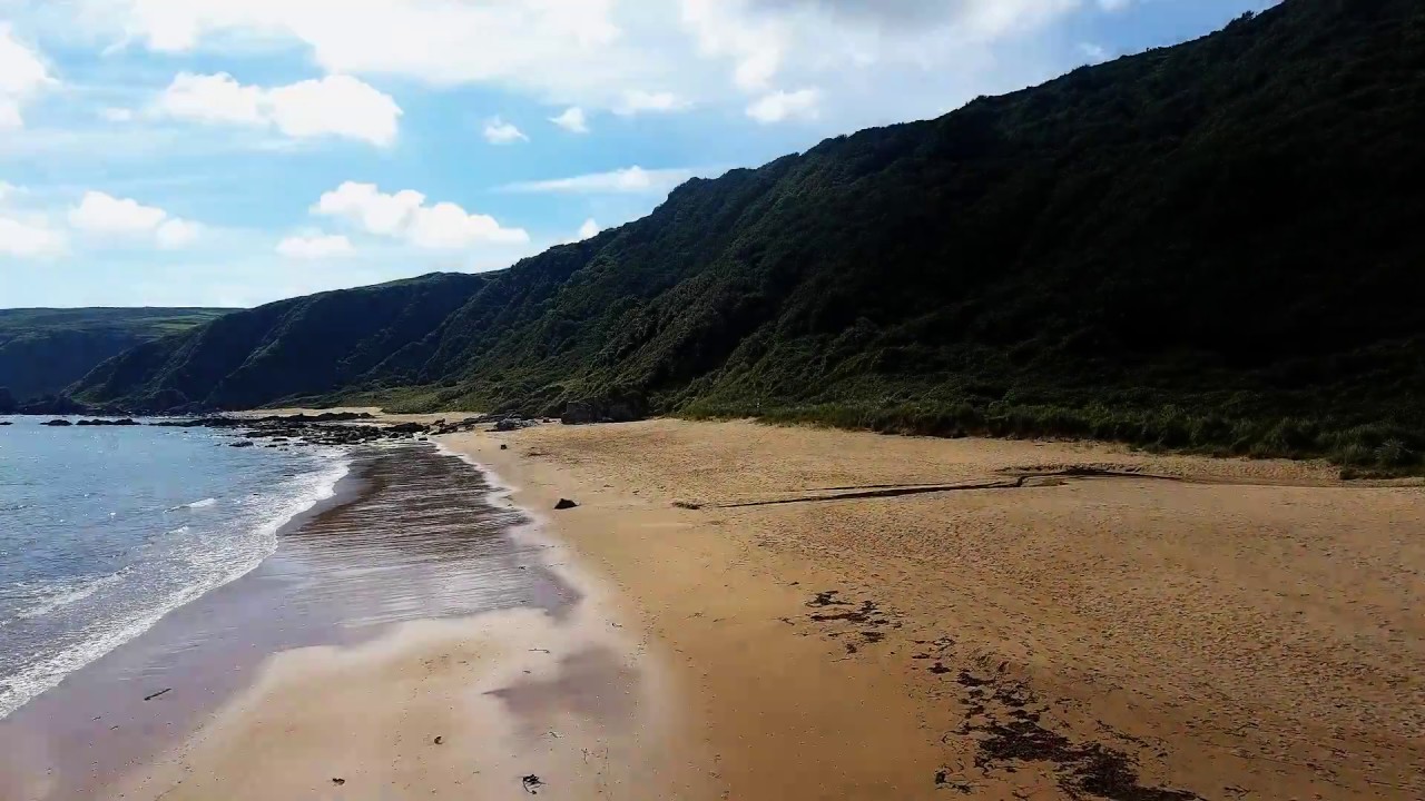 Kinnagoe Bay,Co Donegal WAW July 2017 Drone