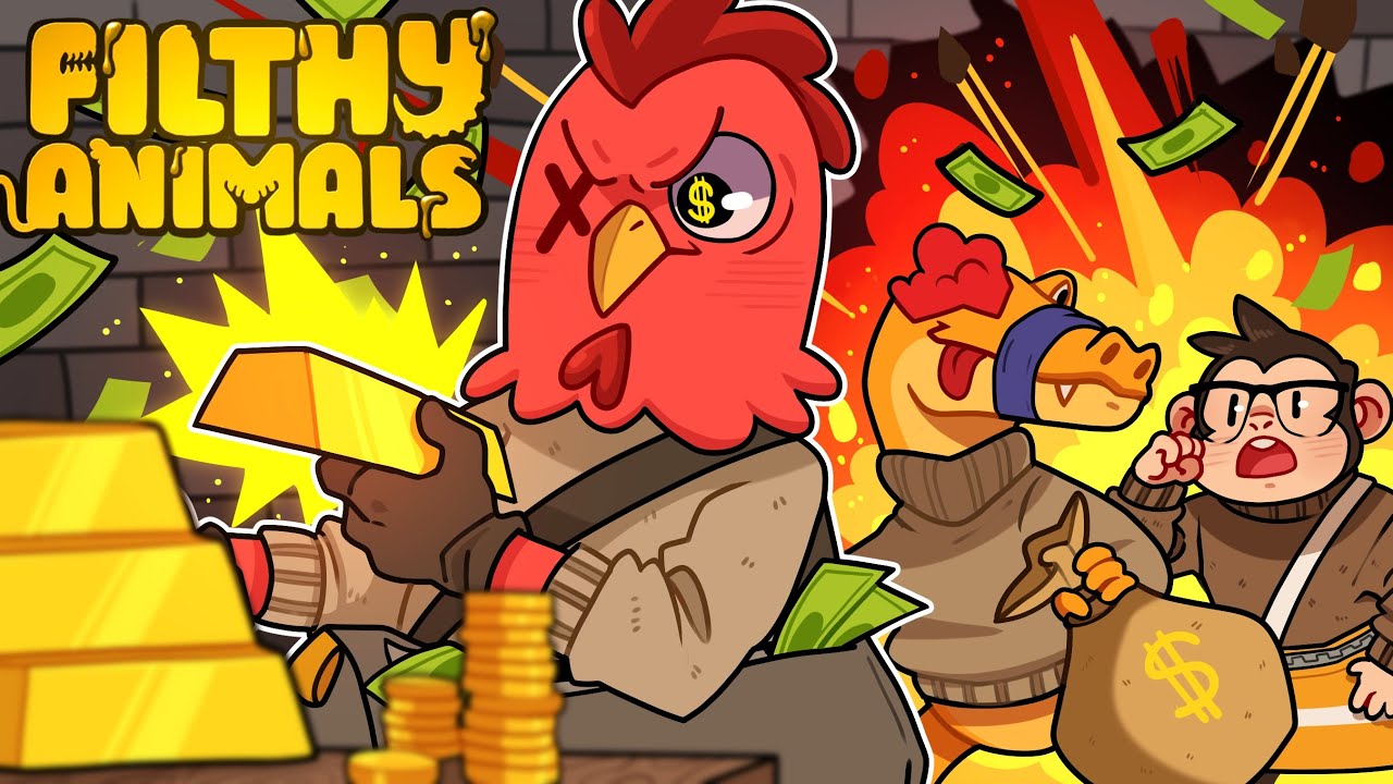GANG BEAST + PAYDAY = THIS GAME! | Filthy Animals