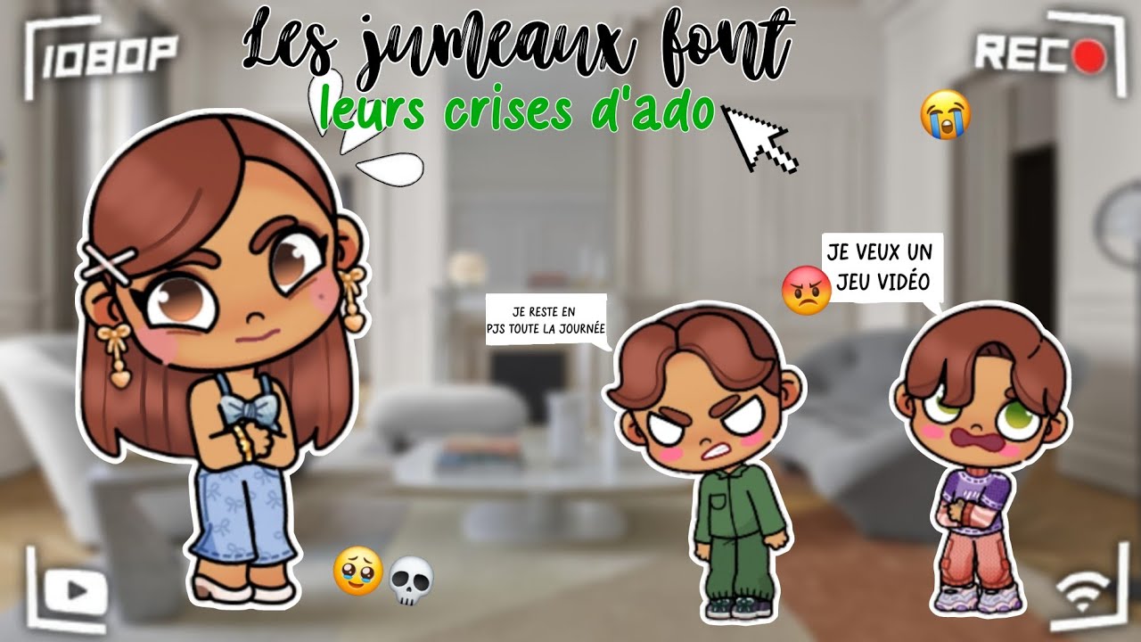 Les jumeaux font leurs crises d’ado… 💀😭🤍 || With Voice 🔊 || Avatar World 💗🎀