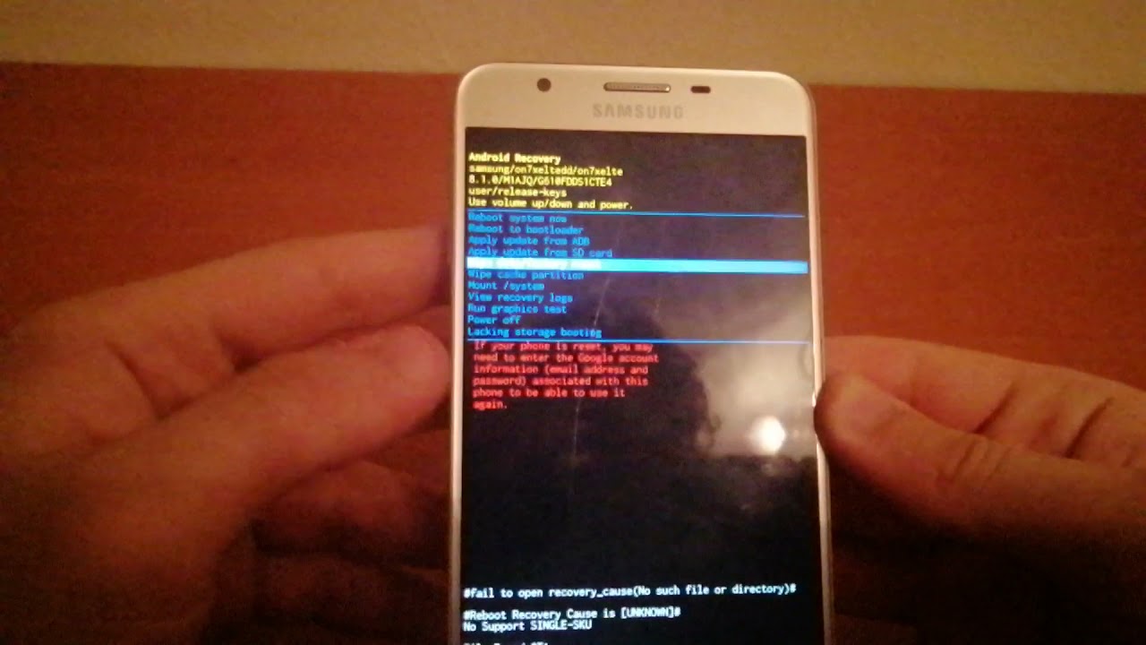 Samsung Galaxy J7 Prime Kapatma / Format atma / Şifre kırma