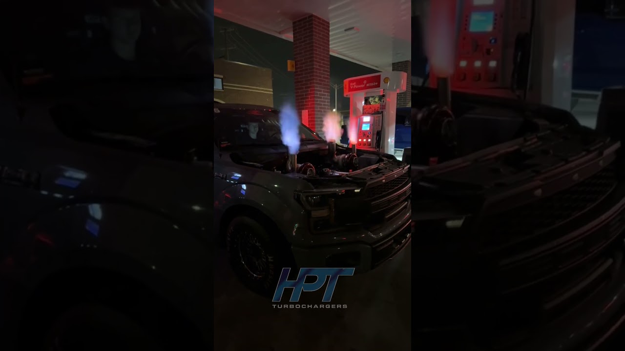 Twin Turbo Coyote F150 Spool Up #hptturbochargers