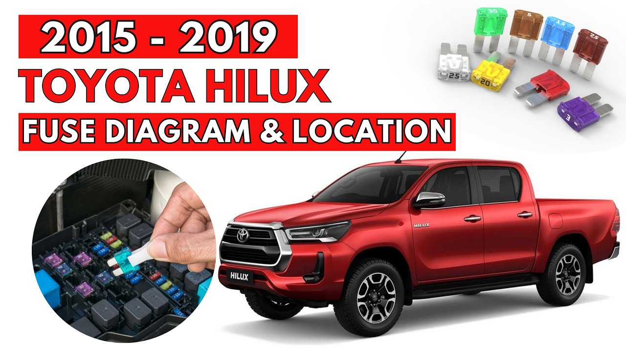 Toyota Hilux (2015 to 2019) Fuse Box Diagrams & Location Guide