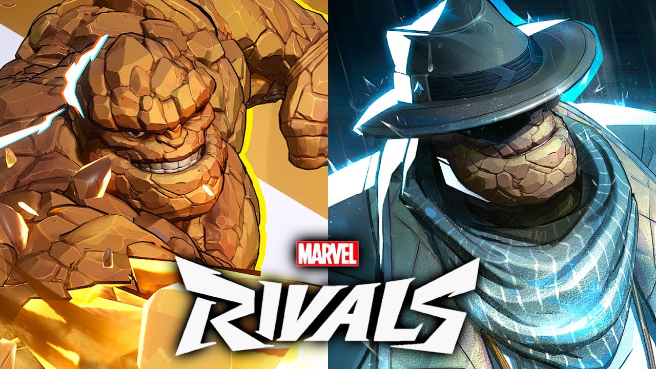 Marvel Rivals - All The Thing Abilities, Skins, Emotes, Intro & MVP Animations (4K 60FPS)