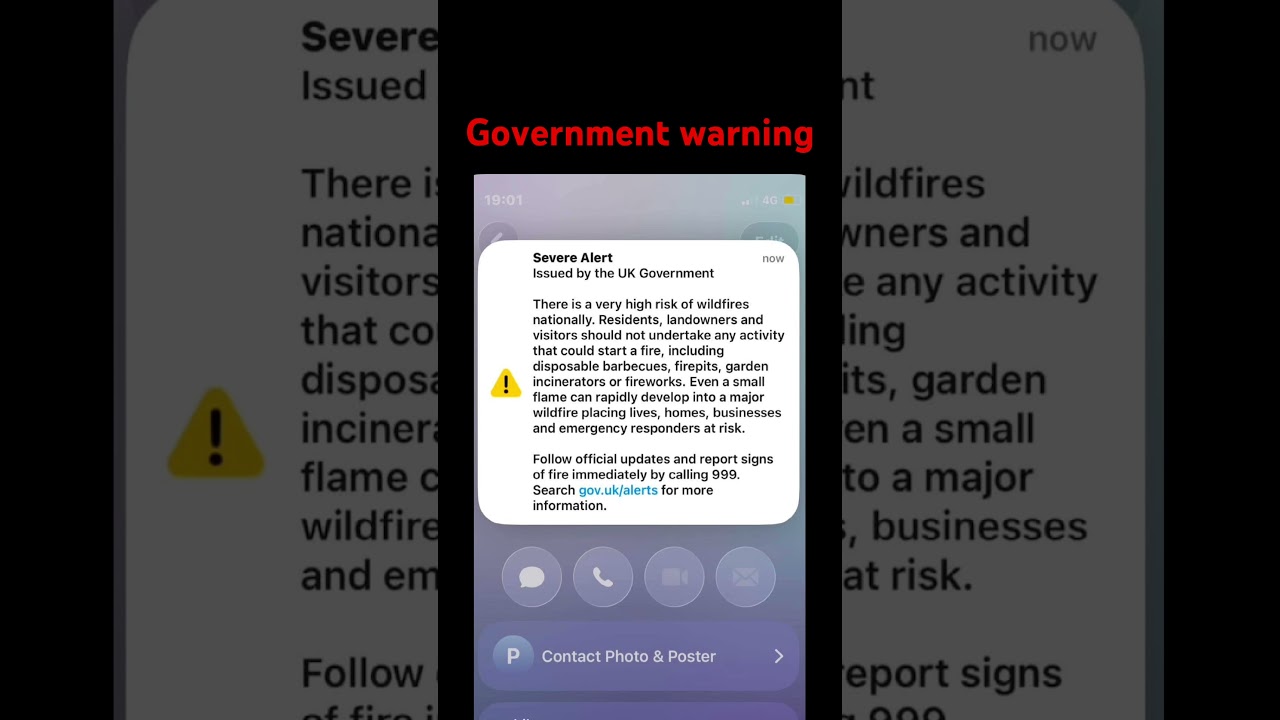 Did you get this on your phone? #warning #heatwave #climate #heatalert #alert